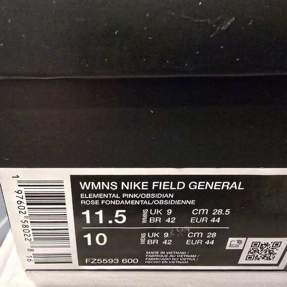 Nike Field General Elemental Pink SHOES FZ5593-600 Mens Size 10 NEW RARE COLOR - Picture 9 of 9